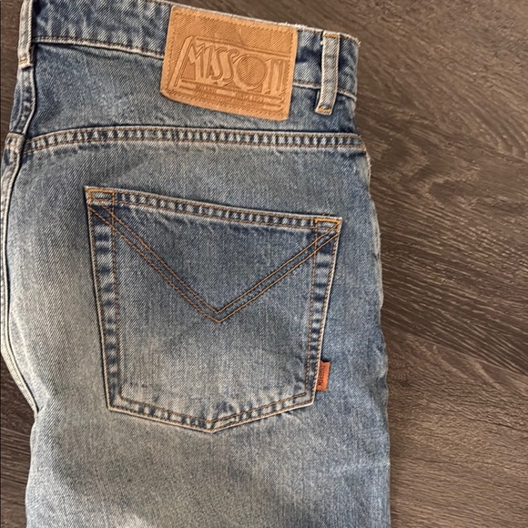 Mission Women's Blue Jeans with Patterned Cuff - Picture 6 of 6